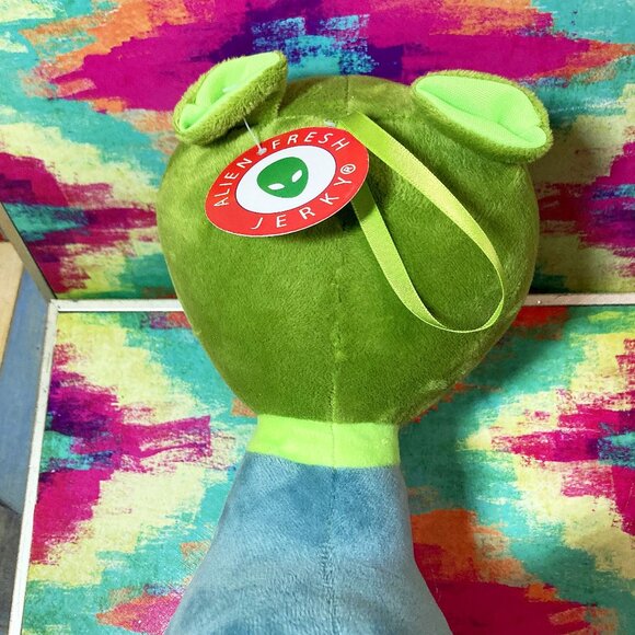 NEW ALIEN FRESH JERKY PLUSH TOY AREA 51 ALIEN UFO SCI-FI STUFFED ANIMAL PLUSHIE - Picture 4 of 5